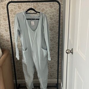 FP Movement by Free People Light Blue Jumpsuit